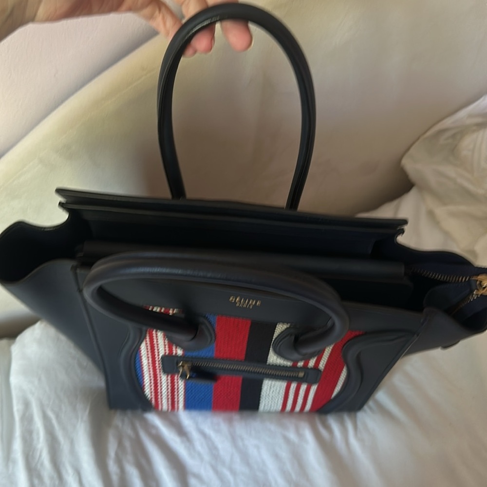 New Celine Calfskin Stripped luggage - Picture 14 of 14